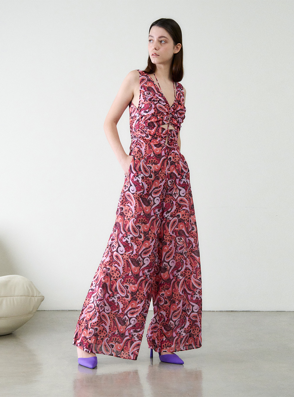 Paisley 2024 jumpsuit zara