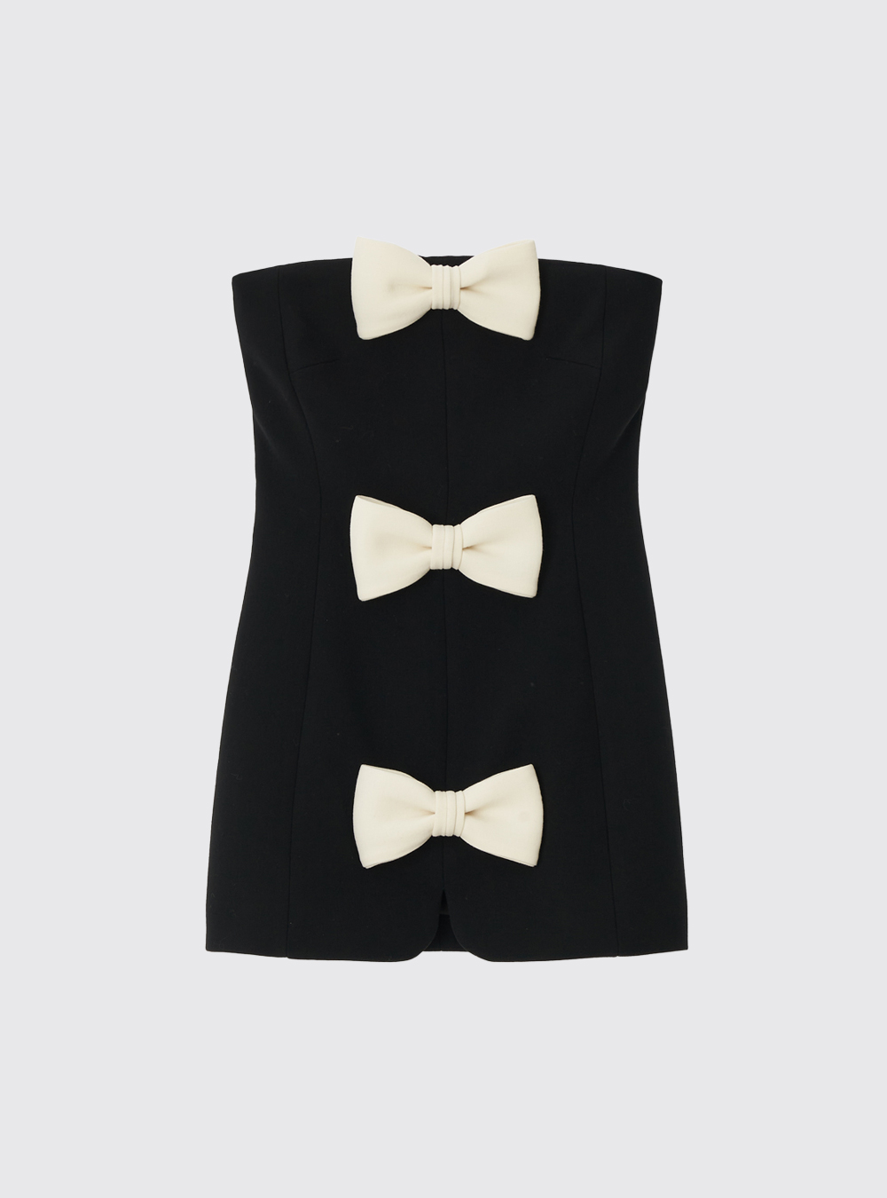 【KIMHEKIM】Mini Skirt With BiColor Bows ★送料関税込★ Paneled Mini Skirt With Bicolor Bows - By KIMHEKIM societyA