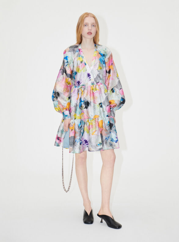 SGJasmine, 2019 Textured Crinkled Poly Dress