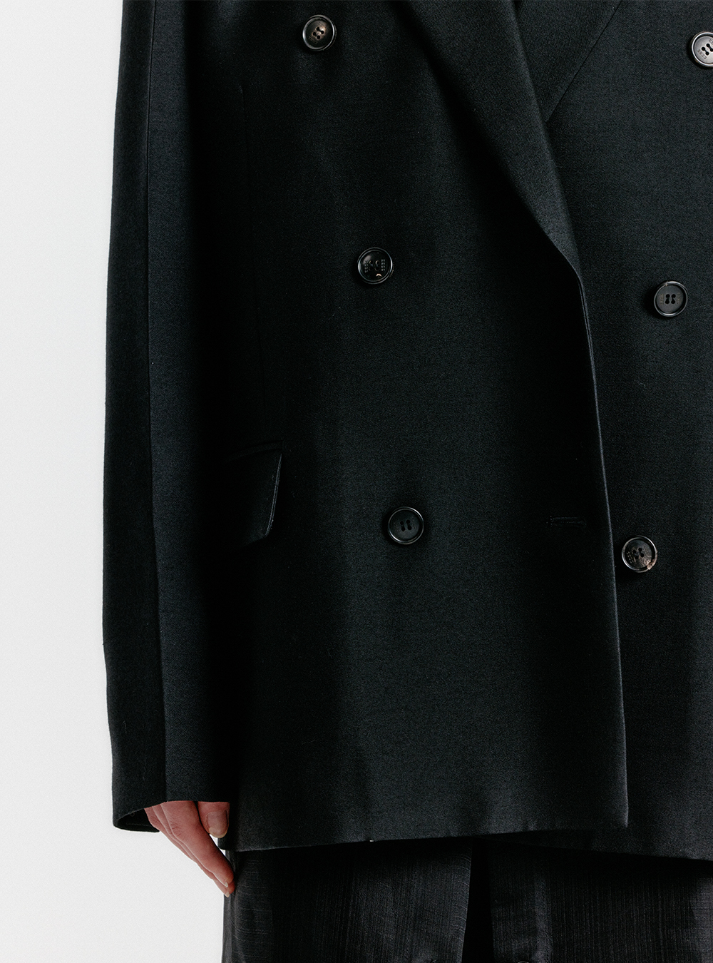 Oversized Double-Breasted Jacket - By EENK societyA