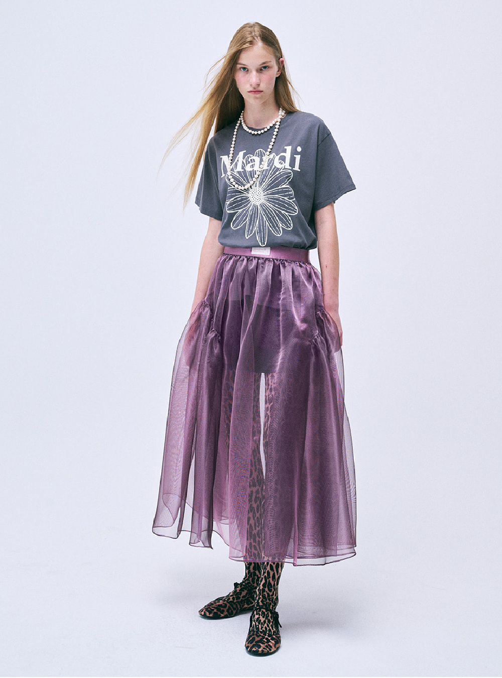 ●Mardi Mercredi●PLUIE RAIN BOOTS + TSHIRT FLOWERMARDI SET ○Mardi Mercredi○TSHIRT FLOWER & PLUIE RAIN BOOTS SHORT SET