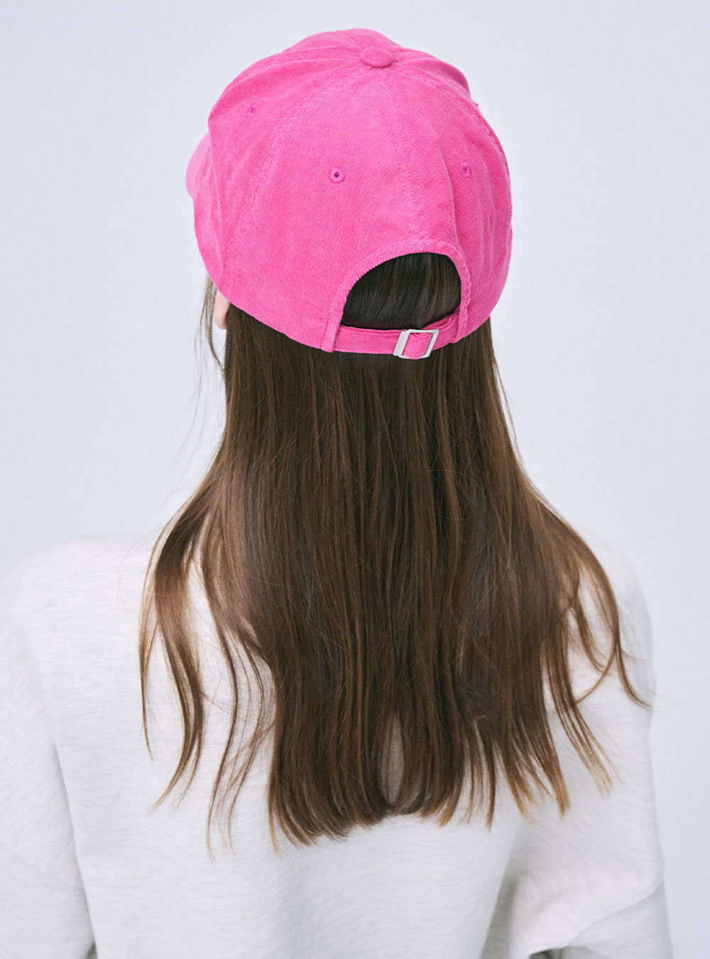 Corduroy Cap Alumni Classique in Pink by Mardi Mercredi