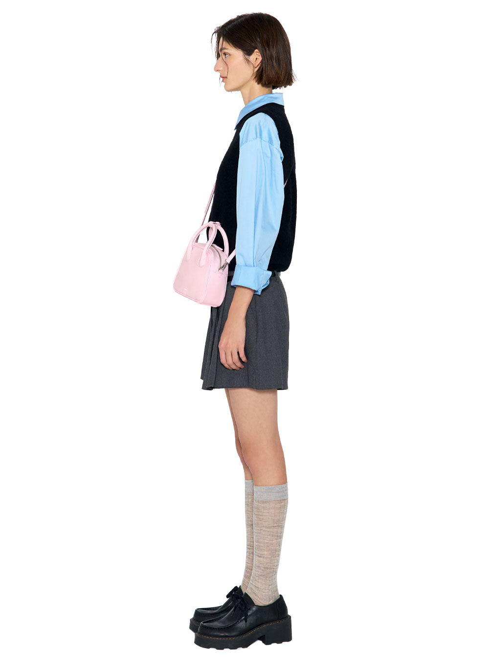 STAND OIL☆Momo Bag Mini Momo Bag Mini in Baby Pink by Stand Oil - societyA