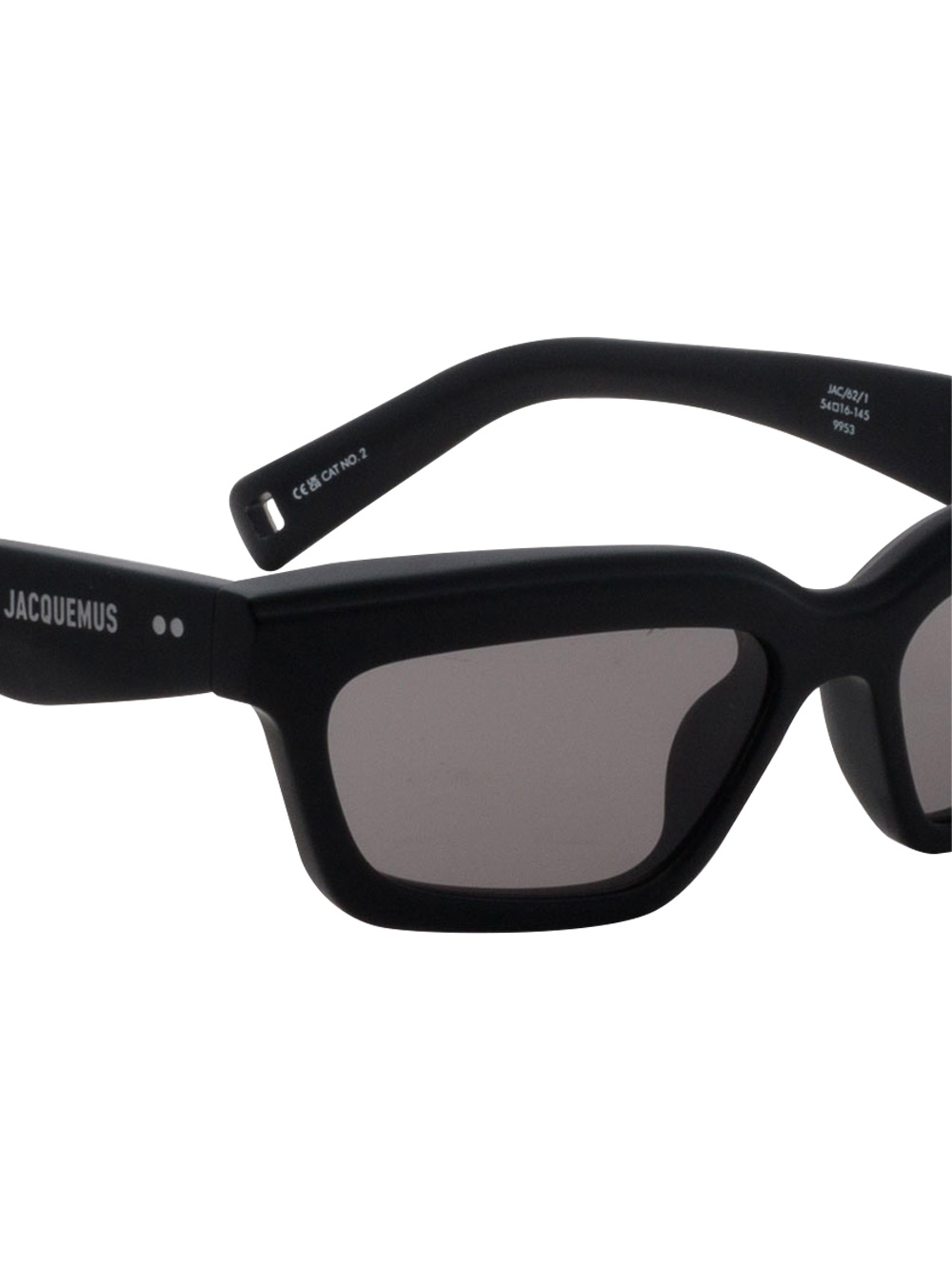 Carre Rond Sunglasses in Black by Jacquemus - societyA
