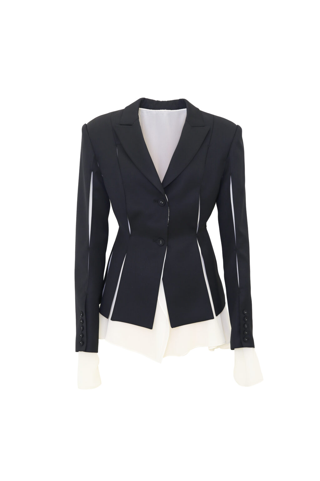 Splitted Panel Layered Jacket by Rokh - societyA